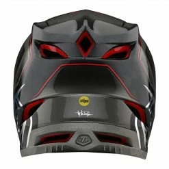 Troy Lee Designs D4 Carbon MIPS Exile Helmet-Gray PROTECTIVE GEAR 8 Troy Lee Designs D4 Carbon MIPS Exile Helmet-Gray PROTECTIVE GEAR