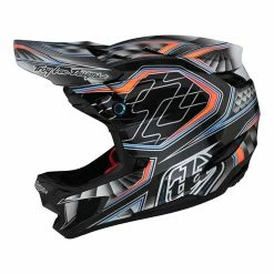 PROTECTIVE GEAR Troy Lee Designs D4 Carbon MIPS Low Rider Helmet-Gray