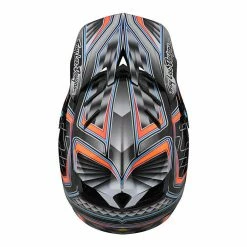 PROTECTIVE GEAR Troy Lee Designs D4 Carbon MIPS Low Rider Helmet-Gray 5 PROTECTIVE GEAR Troy Lee Designs D4 Carbon MIPS Low Rider Helmet-Gray
