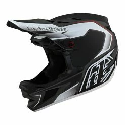 Troy Lee Designs D4 Composite MIPS Exile Helmet-Black PROTECTIVE GEAR