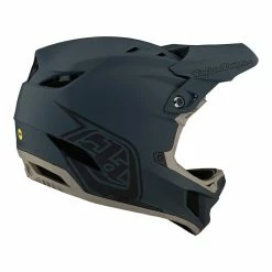Troy Lee Designs D4 Composite MIPS Stealth Helmet-Gray PROTECTIVE GEAR
