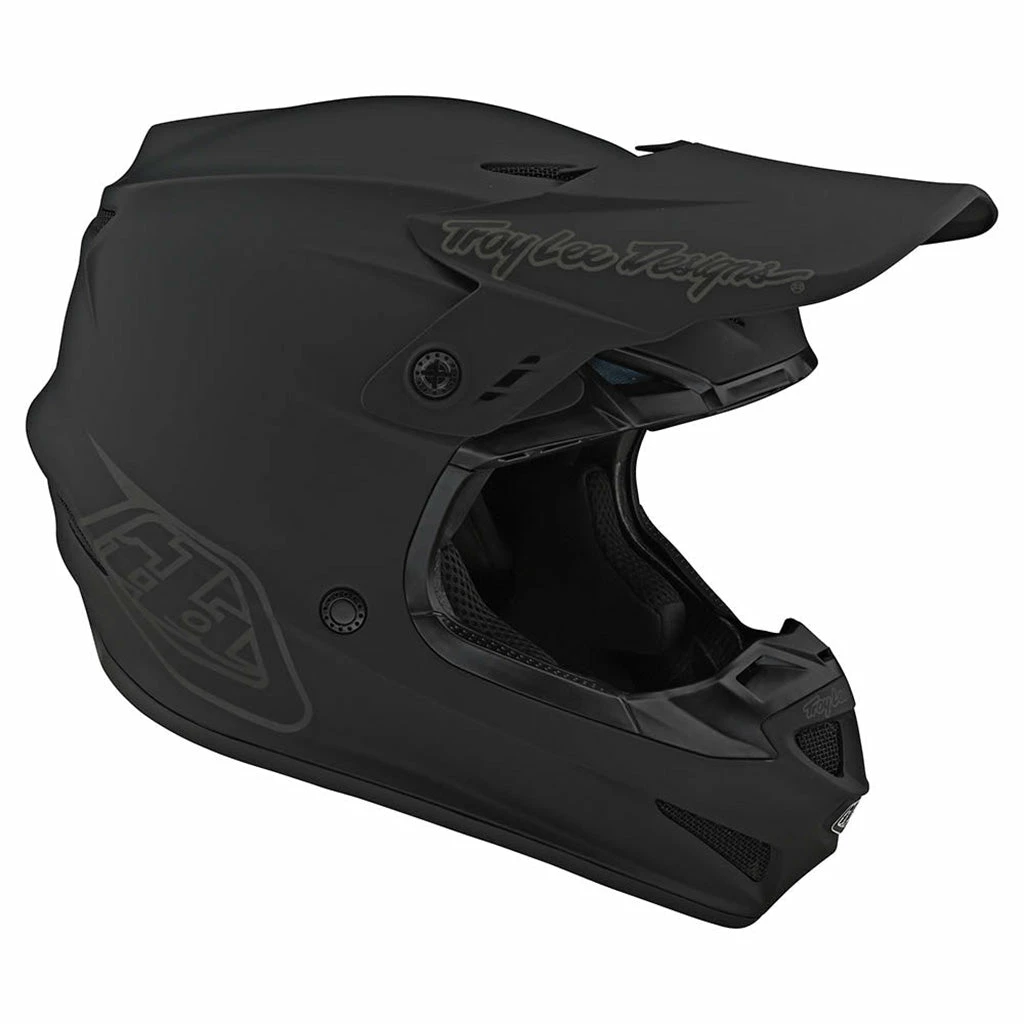 Troy Lee Designs GP Mono Helmet-Black 4 Troy Lee Designs GP Mono Helmet-Black