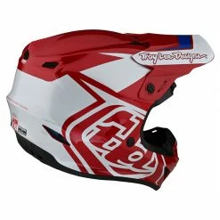 Troy Lee Designs GP Overload Helmet-Red/White PROTECTIVE GEAR