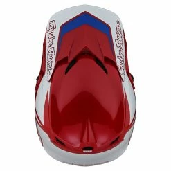Troy Lee Designs GP Overload Helmet-Red/White PROTECTIVE GEAR