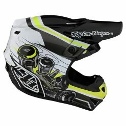 Troy Lee Designs SE4 Skooly Helmet-Black/Yellow PROTECTIVE GEAR 13 Troy Lee Designs SE4 Skooly Helmet-Black/Yellow PROTECTIVE GEAR