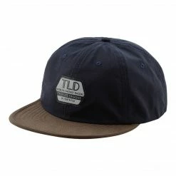 Troy Lee Reflective Factory Snapback Hat-OSFA-Navy Hats