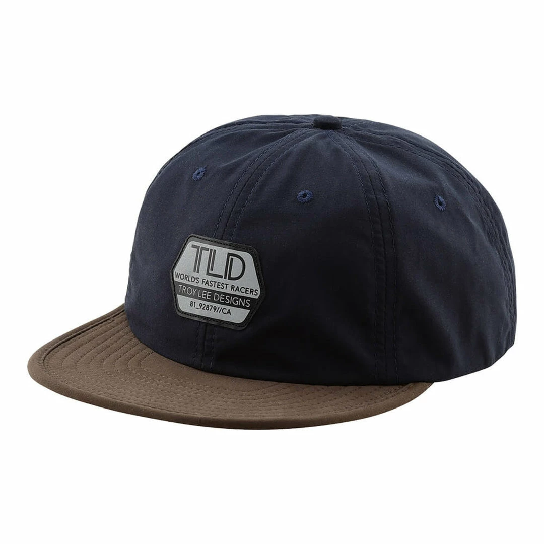 Troy Lee Reflective Factory Snapback Hat-OSFA-Navy Hats 1 Troy Lee Reflective Factory Snapback Hat-OSFA-Navy Hats