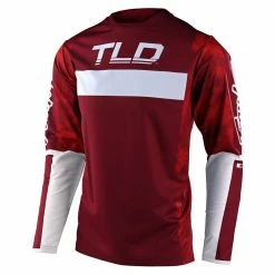Troy Lee Sprint Dyeno Jersey-Burgundy RACE WEAR