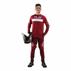 Troy Lee Sprint Dyeno Jersey-Burgundy RACE WEAR