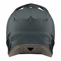 Troy Lee Designs D3 Fiberlite Stealth Helmet-Gray PROTECTIVE GEAR