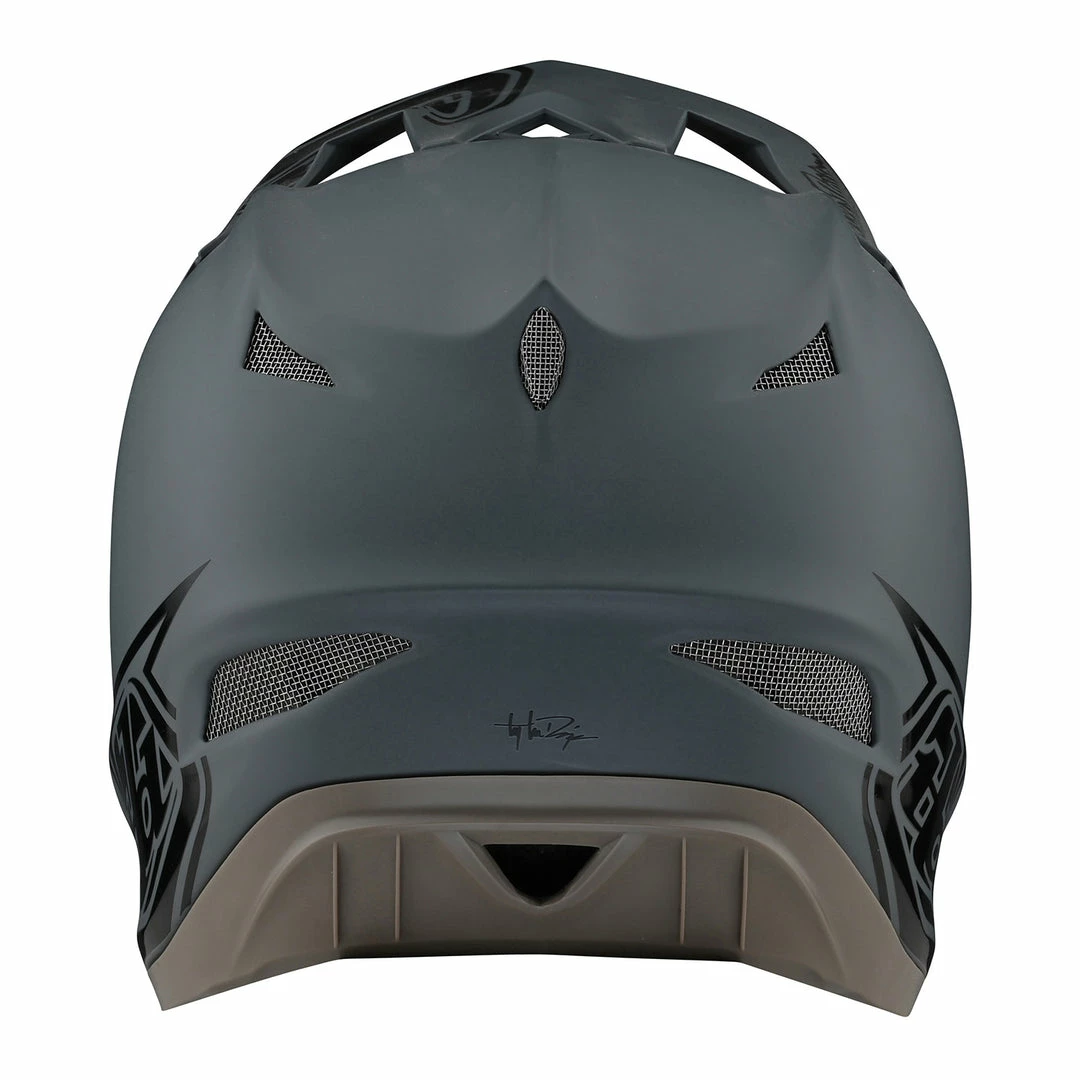 Troy Lee Designs D3 Fiberlite Stealth Helmet-Gray PROTECTIVE GEAR 2 Troy Lee Designs D3 Fiberlite Stealth Helmet-Gray PROTECTIVE GEAR