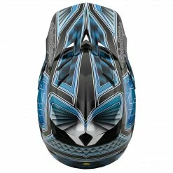 PROTECTIVE GEAR Troy Lee Designs D4 Composite MIPS Low Rider Helmet-Teal