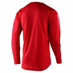RACE WEAR Troy Lee GP Pinstripe Jersey-Red/Gray