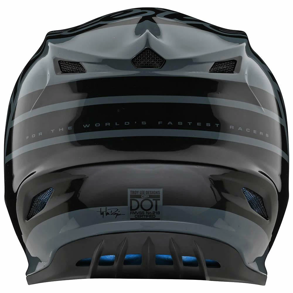 PROTECTIVE GEAR Troy Lee Designs GP Silhouette Helmet-Black/Gray 3 PROTECTIVE GEAR Troy Lee Designs GP Silhouette Helmet-Black/Gray
