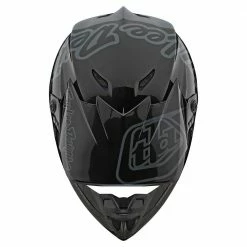 PROTECTIVE GEAR Troy Lee Designs GP Silhouette Helmet-Black/Gray 9 PROTECTIVE GEAR Troy Lee Designs GP Silhouette Helmet-Black/Gray