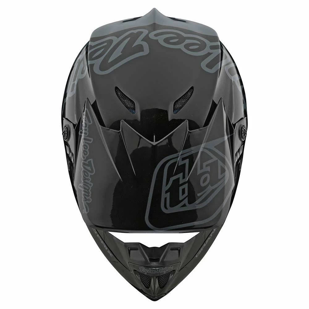 PROTECTIVE GEAR Troy Lee Designs GP Silhouette Helmet-Black/Gray 5 PROTECTIVE GEAR Troy Lee Designs GP Silhouette Helmet-Black/Gray
