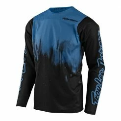 RACE WEAR Troy Lee Skyline Diffuze LS Jersey-Blue Bird/Black