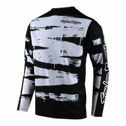 RACE WEAR Troy Lee Sprint Brushed Jersey-Black/White