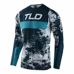 Troy Lee Sprint Ultra Grime Jersey-Marine/Blue Bird