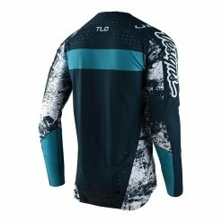 Troy Lee Sprint Ultra Grime Jersey-Marine/Blue Bird