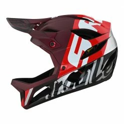 Troy Lee Designs Stage Nova Sram MIPS Helmet-Burgundy PROTECTIVE GEAR