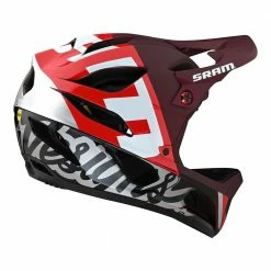Troy Lee Designs Stage Nova Sram MIPS Helmet-Burgundy PROTECTIVE GEAR