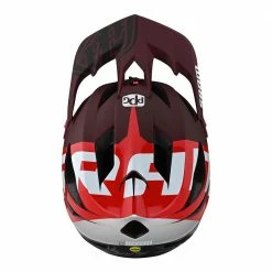 Troy Lee Designs Stage Nova Sram MIPS Helmet-Burgundy PROTECTIVE GEAR