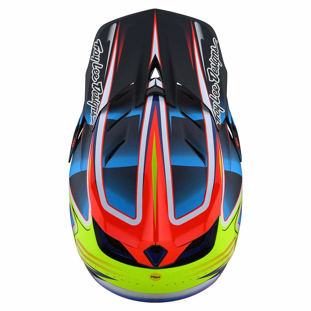 Troy Lee Designs D4 Carbon Lines BMX Helmet-Black/Red 5 Troy Lee Designs D4 Carbon Lines BMX Helmet-Black/Red