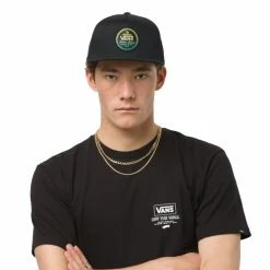 Vans 1966 Authentic Snapback Hat-Black APPAREL
