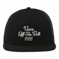 Vans 66 Champs Snapback Hat-Black APPAREL