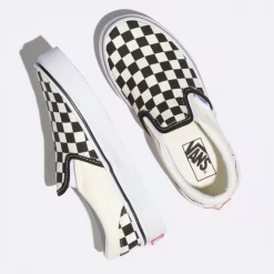 Vans Classic Slip-On Kids Shoe-Black/White Checkerboard SHOES