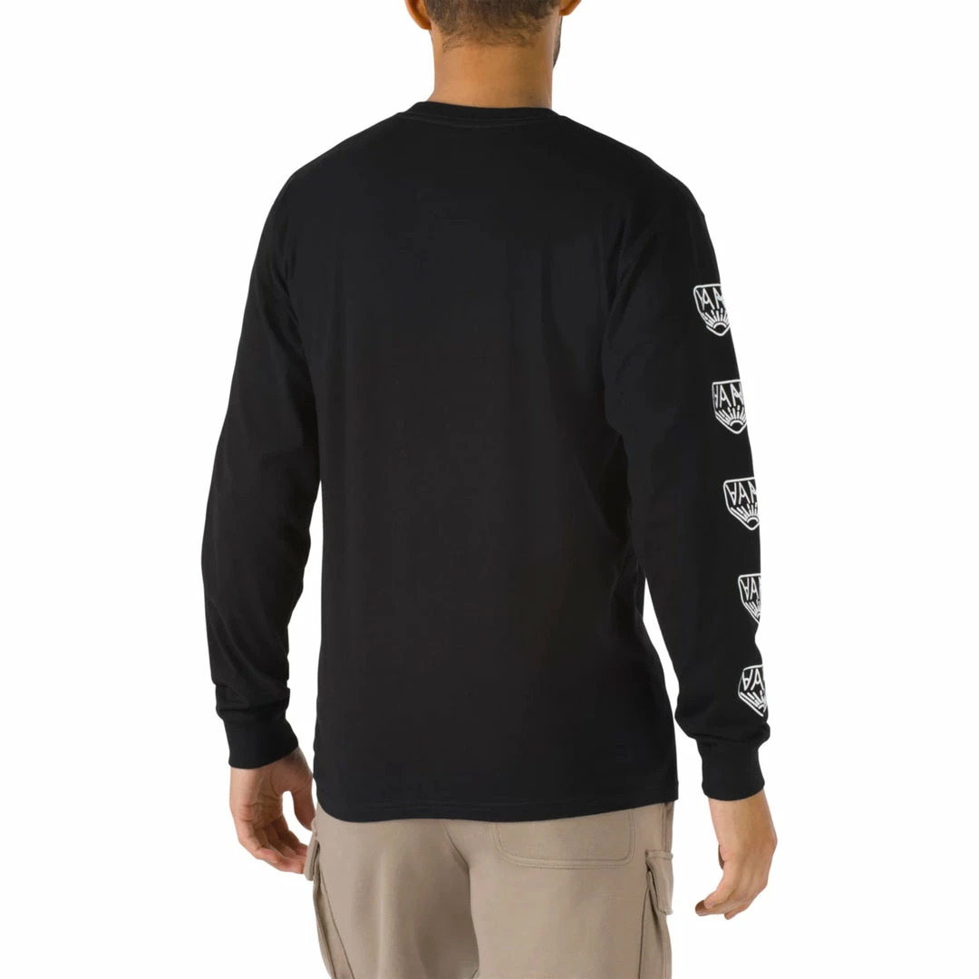 Vans Dakota Roche Logo Men's Long Sleeve T-Shirt-Black APPAREL 3 Vans Dakota Roche Logo Men's Long Sleeve T-Shirt-Black APPAREL