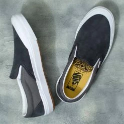Vans Dan Lacey Slip On BMX Shoes-Asphalt/Pewter