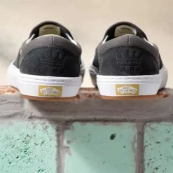 Vans Dan Lacey Slip On BMX Shoes-Asphalt/Pewter