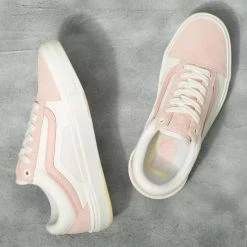 Vans Old Skool Angie Marino BMX Shoes-Peach/Marshmallow 8 Vans Old Skool Angie Marino BMX Shoes-Peach/Marshmallow