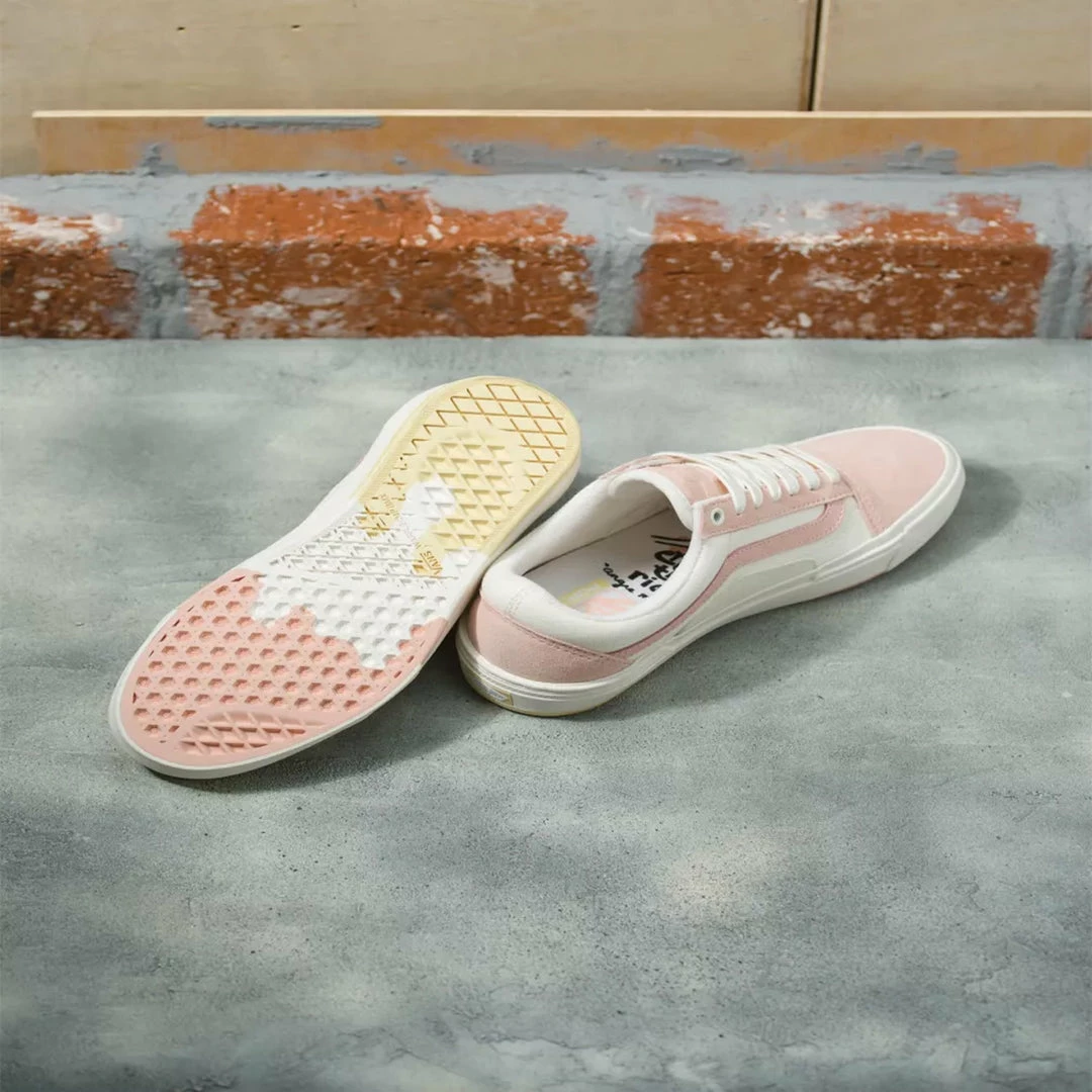 Vans Old Skool Angie Marino BMX Shoes-Peach/Marshmallow 4 Vans Old Skool Angie Marino BMX Shoes-Peach/Marshmallow