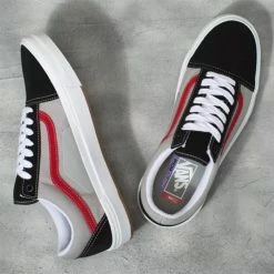 Vans Old Skool BMX Shoes-Black/Gray/Red