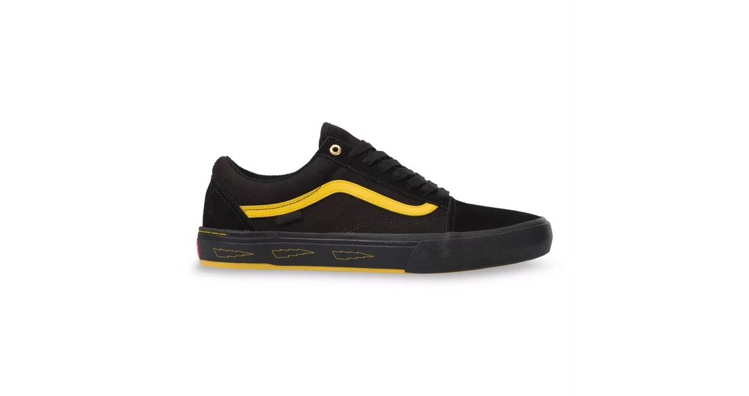 Vans Old Skool Pro Larry Edgar BMX Shoe-Black/Yellow SHOES 1 Vans Old Skool Pro Larry Edgar BMX Shoe-Black/Yellow SHOES