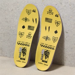 Vans Old Skool Pro Larry Edgar BMX Shoe-Black/Yellow SHOES