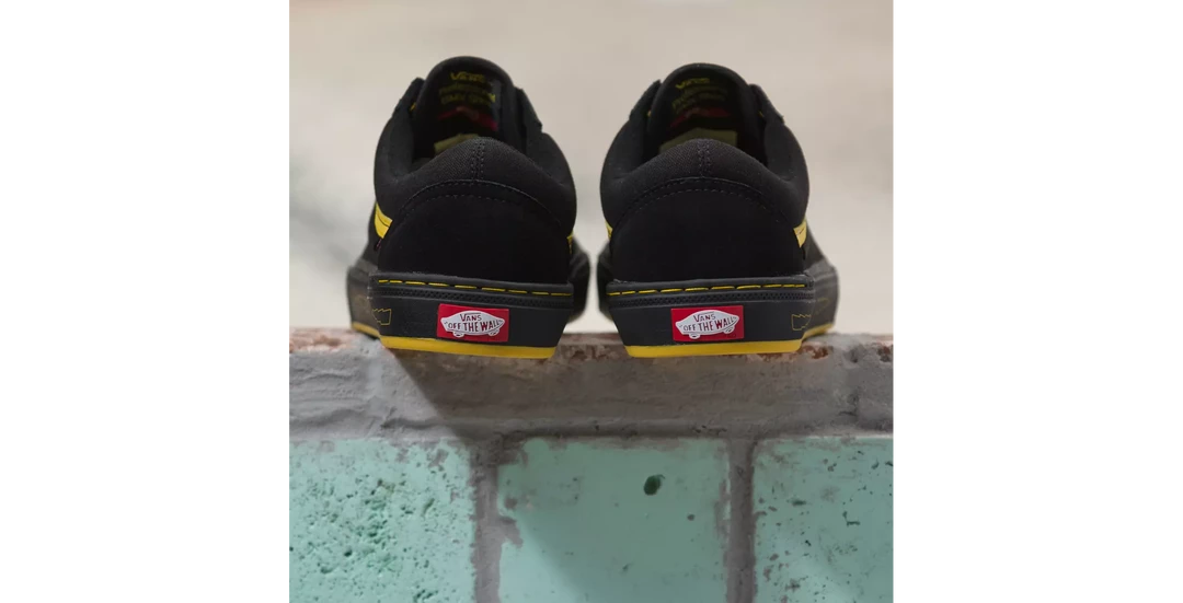 Vans Old Skool Pro Larry Edgar BMX Shoe-Black/Yellow SHOES 3 Vans Old Skool Pro Larry Edgar BMX Shoe-Black/Yellow SHOES