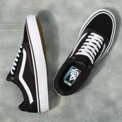 Vans Old Skool Pro Shoe-Black/White SHOES