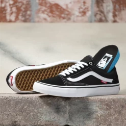Vans Old Skool Pro Shoe-Black/White SHOES