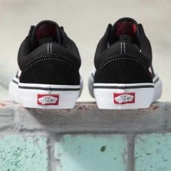 Vans Old Skool Pro Shoe-Black/White SHOES