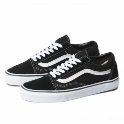 Vans Old Skool Shoes-Black/White