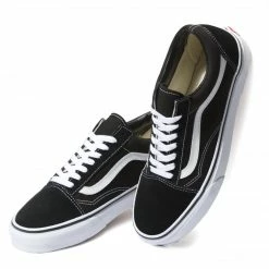 Vans Old Skool Shoes-Black/White