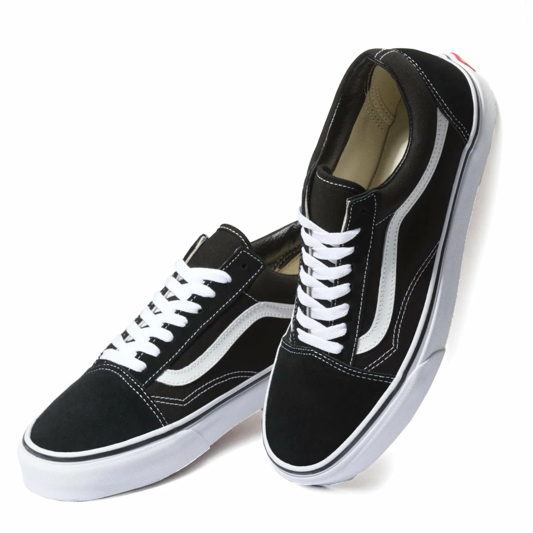 Vans Old Skool Shoes-Black/White 2 Vans Old Skool Shoes-Black/White