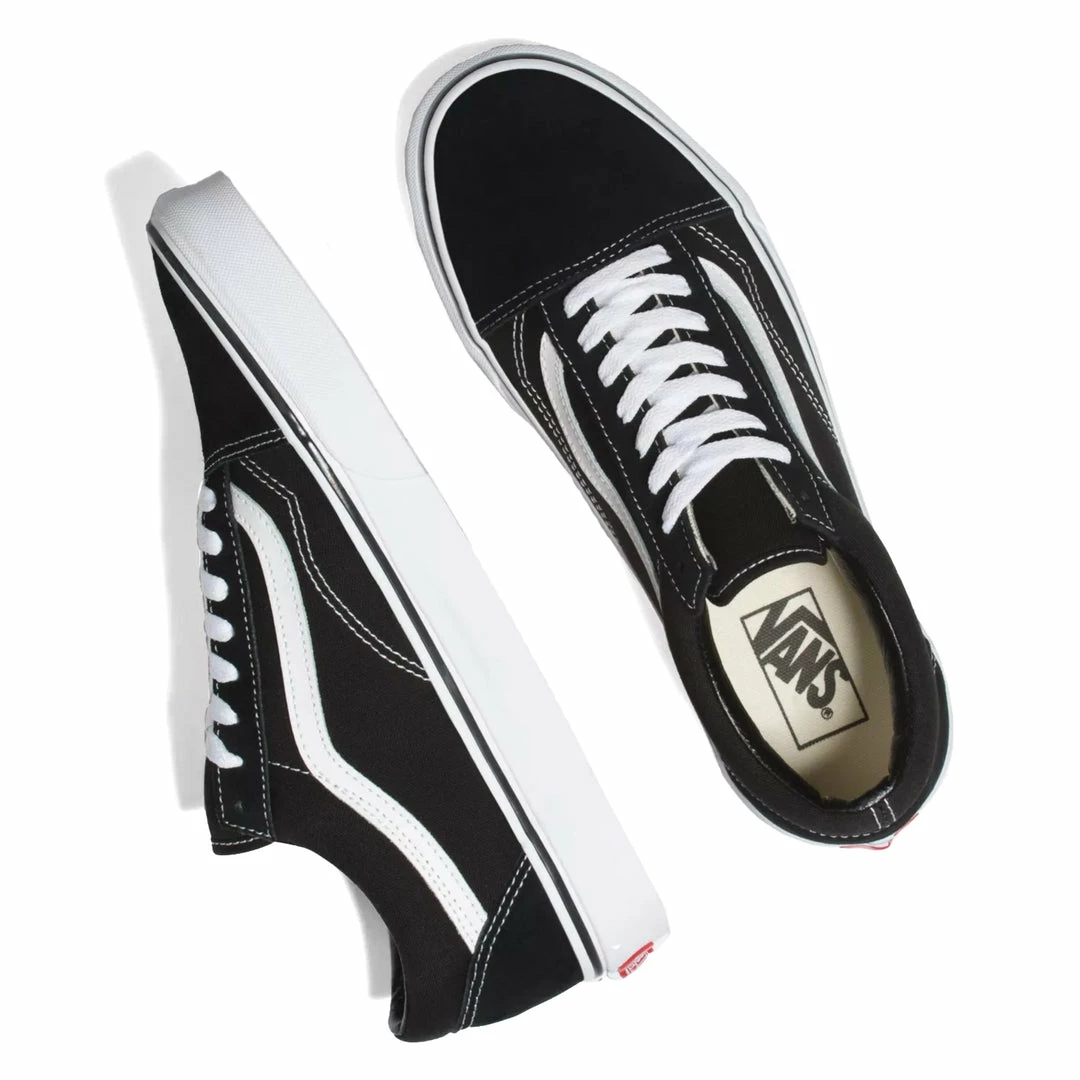 Vans Old Skool Shoes-Black/White 3 Vans Old Skool Shoes-Black/White