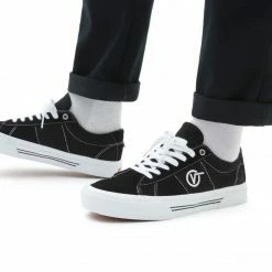 Vans Sid Shoes-Black/White