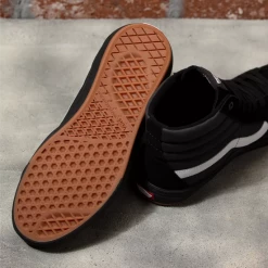 Vans Sk8-Hi Pro BMX Shoes-Black/White