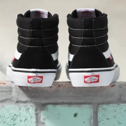 Vans Sk8-Hi Pro BMX Shoes-Black/White